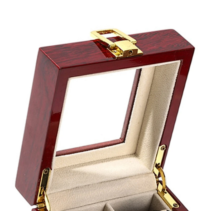 

Wooden Watch Box Watch Holder Box for Watches Men Glass Top Jewelry Organizer Box Watch Organizer