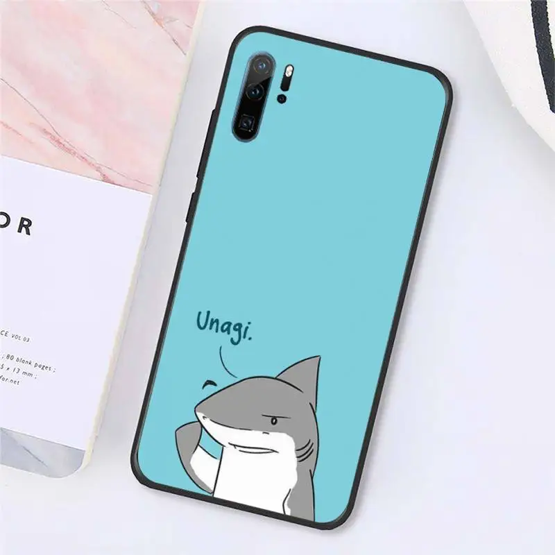 

shark cute horrro animal Phone Case For Huawei honor Mate P 10 20 30 40 Pro 10i 9 10 20 8x Lite Y91C V17 6.38 6.44