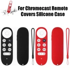 Для Chromecast дистанционного крышки силиконовый чехол для Chromecast с Google ТВ голосовой пульт дистанционного управления анти-потерянный силиконовый чехол противоударный