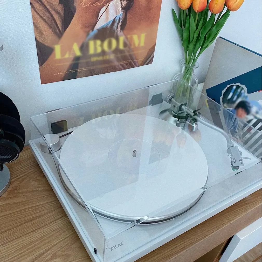 

12 Inch 3MM Acrylic Record Pad Anti-static LP Vinyl Mat Slipmat for Turntable Phonograph Accessories