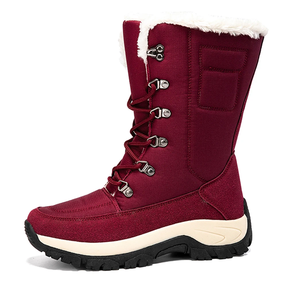 

winter snow boots 2021 women shoes wedges chunky platform boots women ankle boots waterproof women shoes hiking shoes