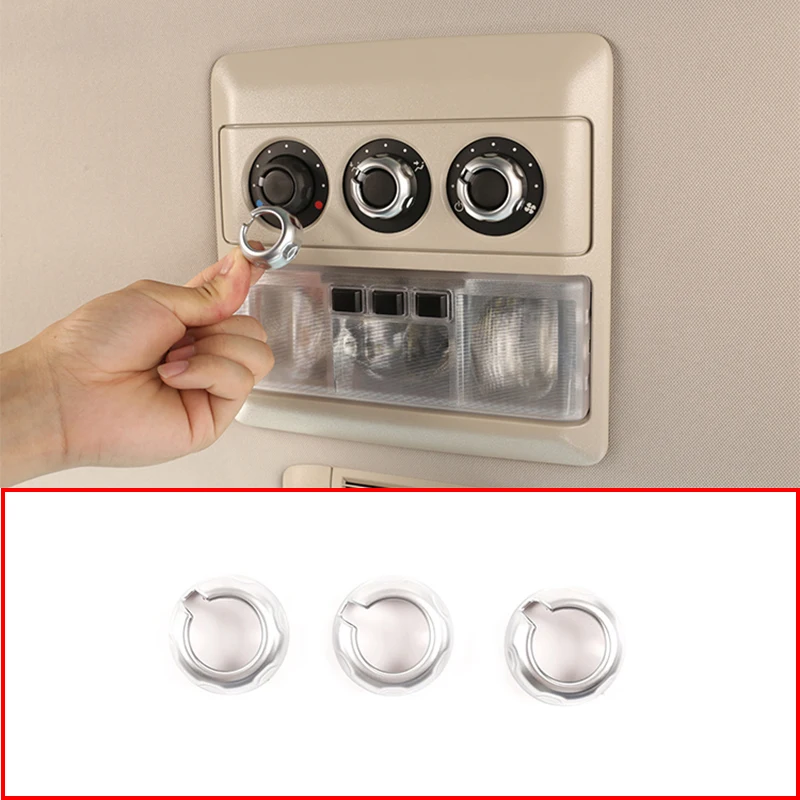 

For Land Rover Discovery 3 Discovery 4 10-16 ABS chrome Rear headlight Top of Head Knob Cover Decorative Circle Car Styling