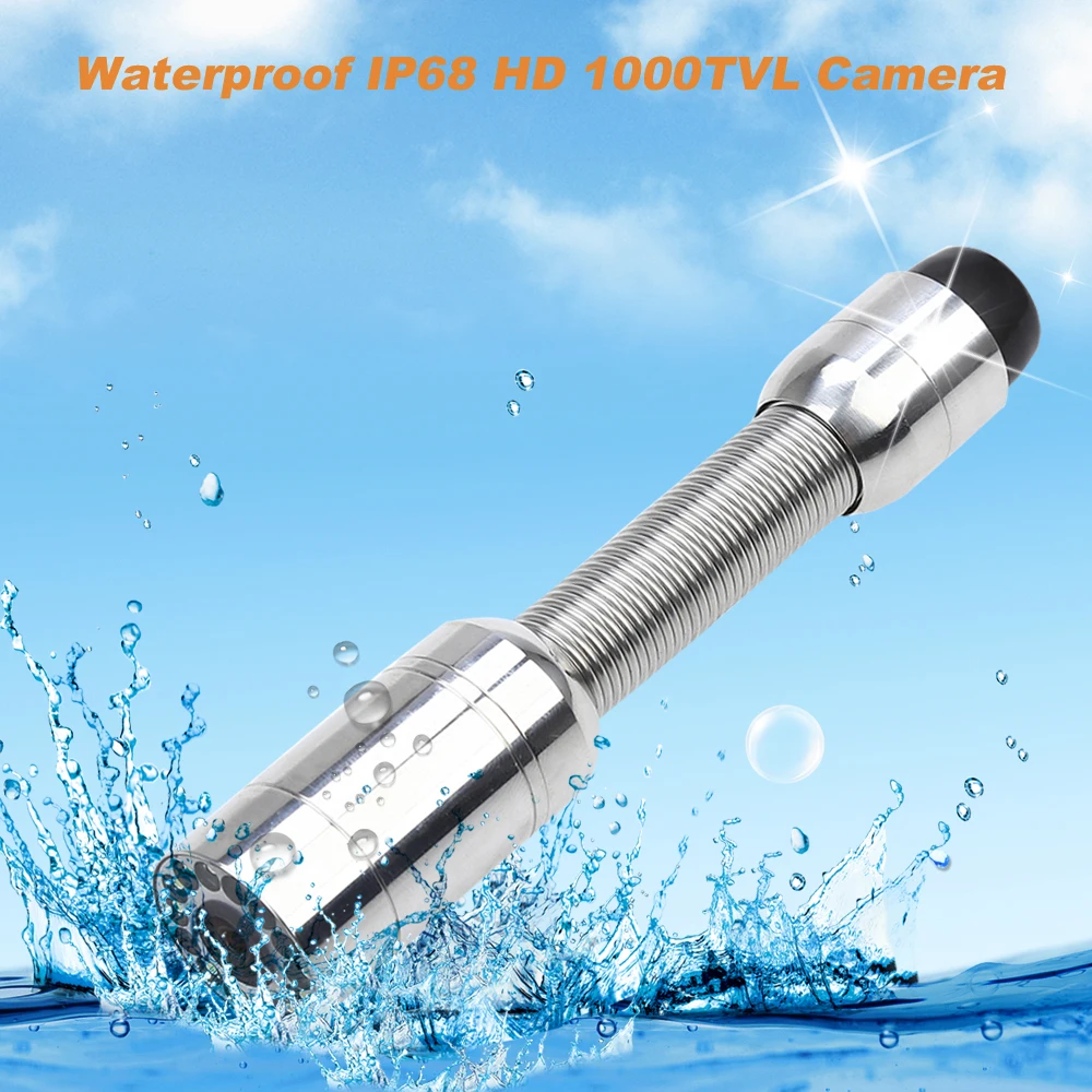 

Эндоскоп для камеры, Водонепроницаемый эндоскоп из нержавеющей стали, 23 мм, IP68, для ремонта и замены промышленных труб