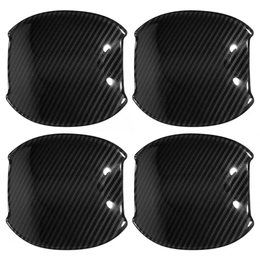 Чаша из углеродного волокна для двери автомобиля аксессуары украшения подходит