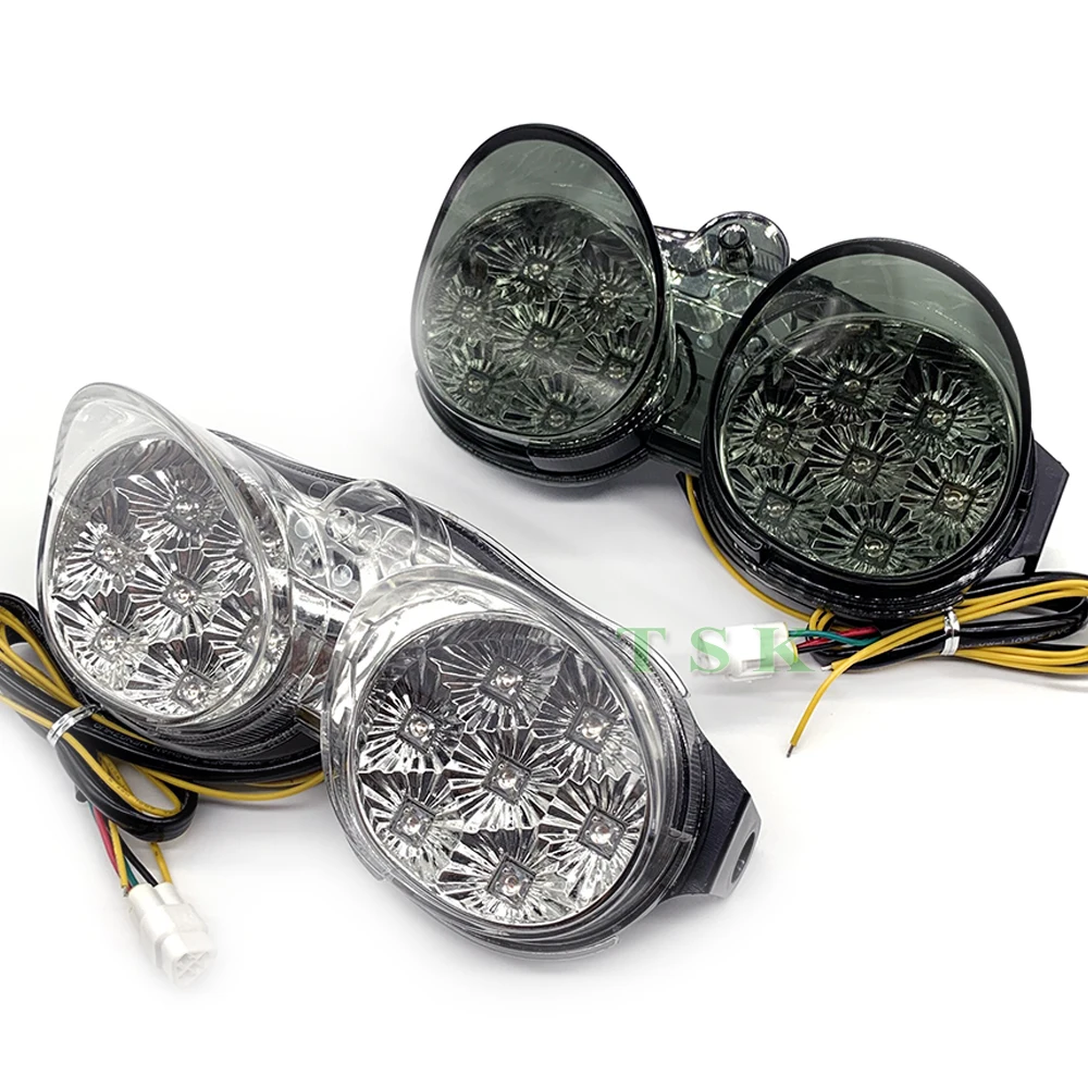 

LED Tail Light Turn signal Blinker Lamp For YAMAHA YZF-R6 YZF R6 YZFR6 2001 2002 01 02 Brake Indicator Lights Lamps Assembly NEW