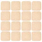 100 шт. бумаги для фритюрницы, антипригарный коврик для гриля, термостойкий Коврик, жаропрочный противень (коричневый)