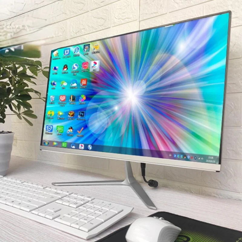 

24 inch i5 i7 16gb ram 1tb hdd ssd WIN10 cheapest desktop PC all in one