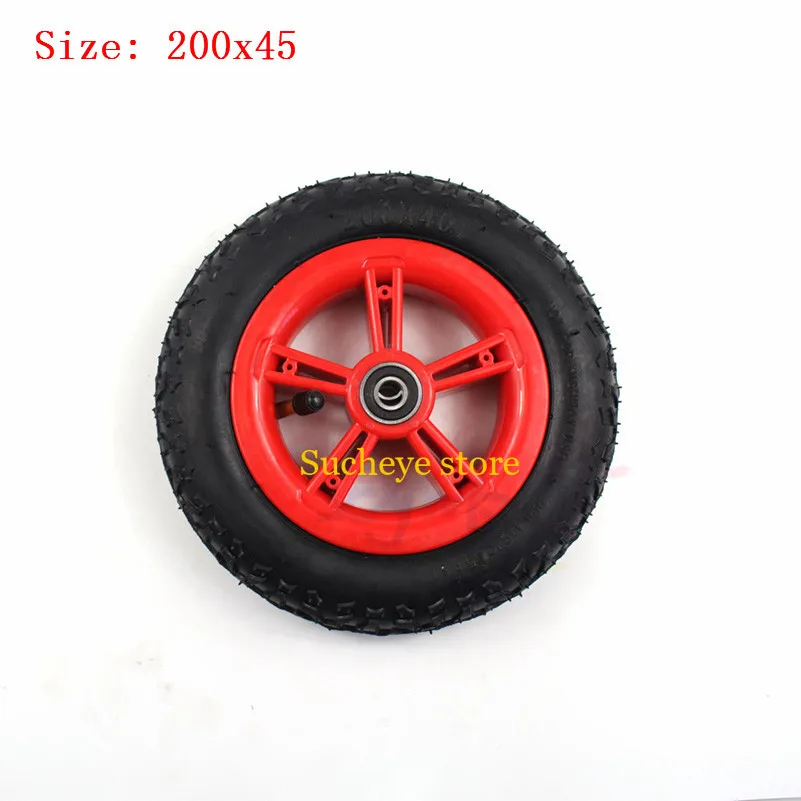 New 200X40 Folding Bicycle Tyre Rubber Scooter Car Motorcycle Accessories Baby's 8 Inch Wheel Rim with Inner Tire | Автомобили и