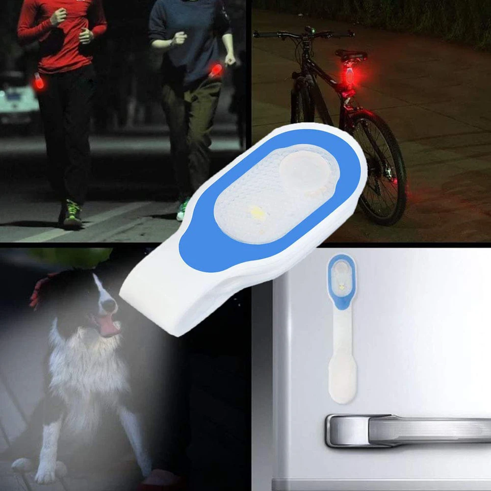 

1Pc LED Glowing Luminous Reflective Safety Alert Hand Strap Wristband Bicycle Armband Light Backpack Hanging Light Night Running