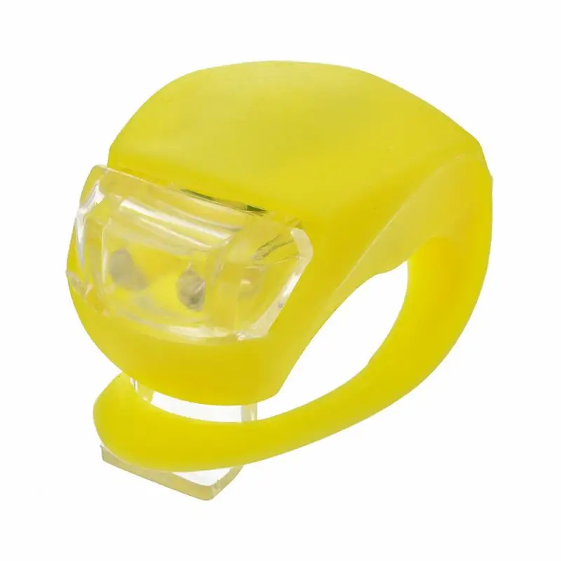 

Bicycle Front Light Silicone LED Head Front Rear Wheel Bike Light Waterproof Cycling With Battery Bicycle Accessories Bike Lamps