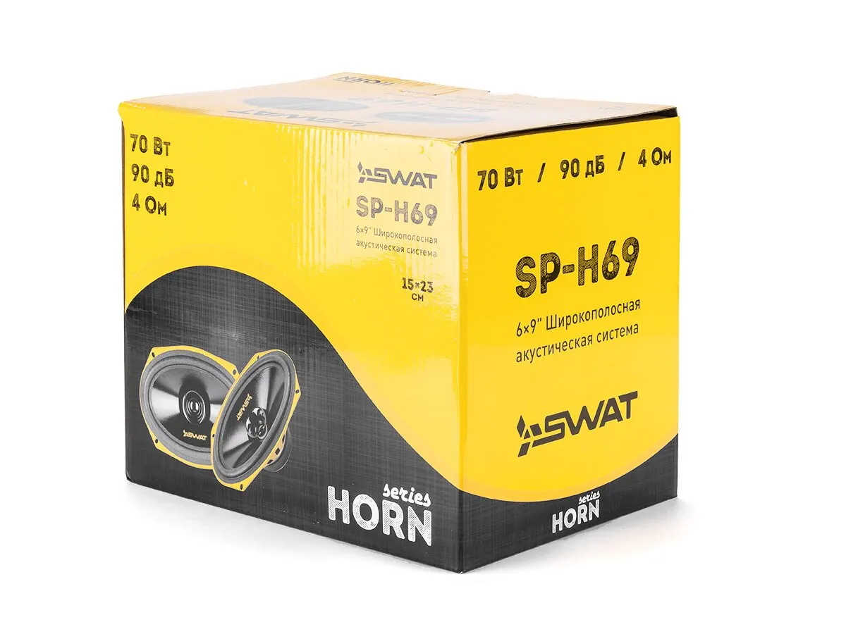 Swat SP-H69 - Акустика 15x24 см (6x9 дюйм.) 70/ 280 Вт (цена за пару) |