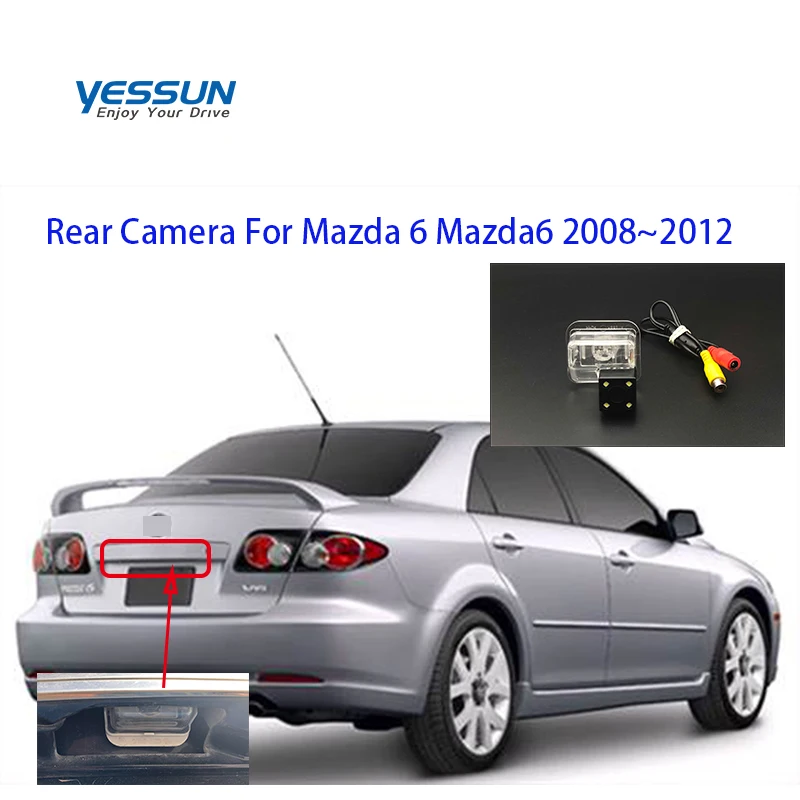Специальная автомобильная камера заднего вида Yessun для Mazda 6 2008 2009 2010 2011 2012 вида/ПЗС