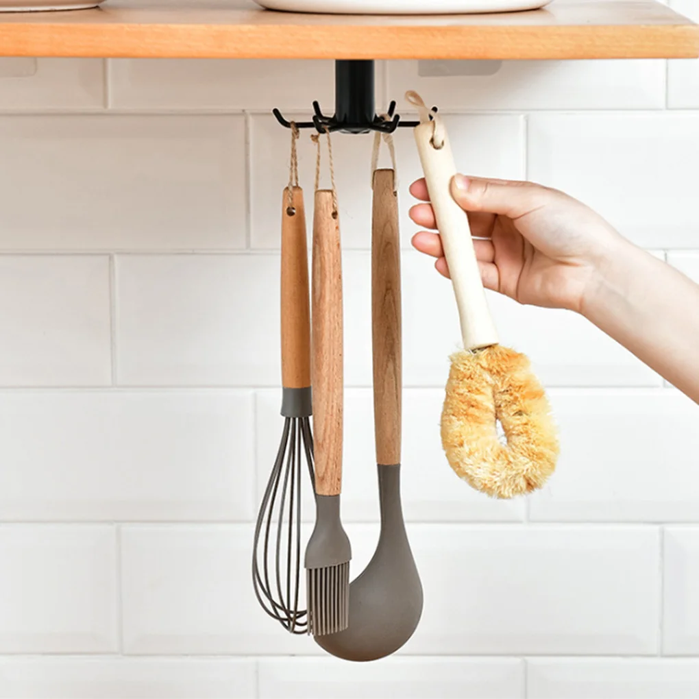 Вращающийся на 360 Градусов Крючок держатель для кухонной утвари выдвижная полка