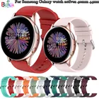 Силиконовый ремешок для Samsung Galaxy watch active 2, 40 мм, 44 м, 3, 45 мм, 41 мм