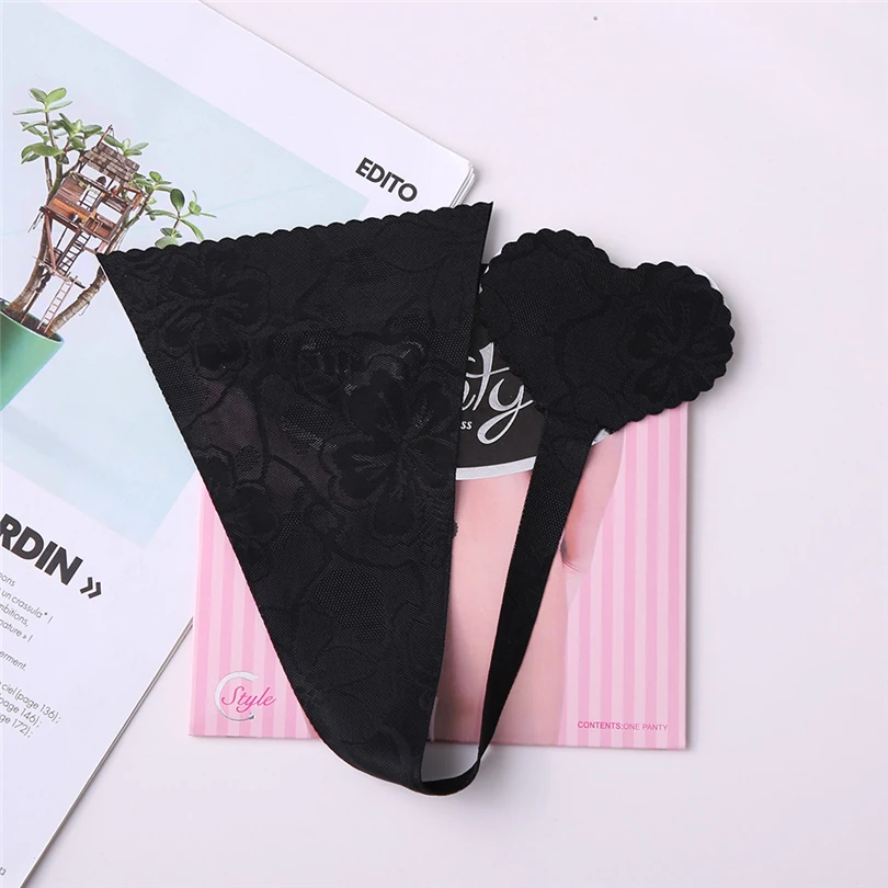 Женские сексуальные трусики невидимое C string Нижнее белье в форме сердца Figi Damskie