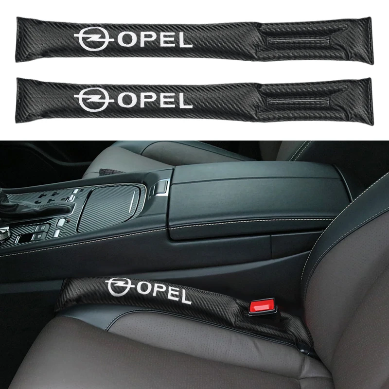 

1/2pcs Car Seat Gap Filler Padding Plug Leakproof Pads Accessories For Opel Astra h j Vectra c Insignia Corsa d Zafira Mokka opc