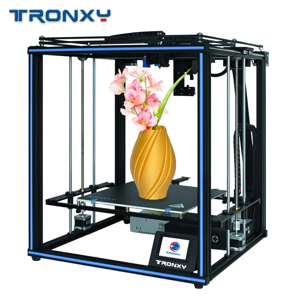 Billig 3D Drucker X5SA PRO Größe 330*330*400mm CoreXY Führungsschiene Titan Extruder Flexible Filamente FDM Große Druck Größe DIY 3D Maschine