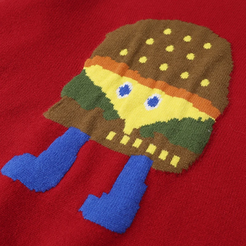 Женский Трикотажный Хлопковый пуловер с круглым вырезом в стиле преппи | Женская