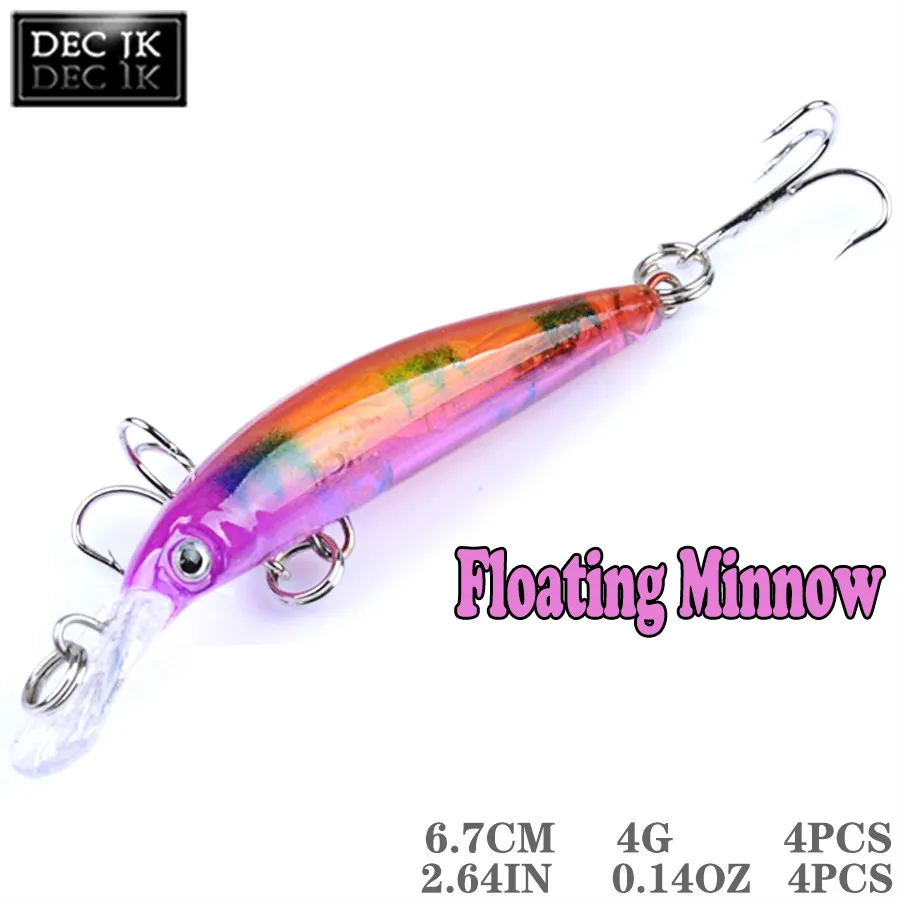 Плавающий Джеркбейт рыболовные снасти на пескаря/набор приманок морская