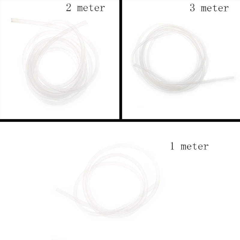 

3mm x 5mm Silicone Tube Hose Translucent Tube Food Grade Non-toxic Soft Rubbe