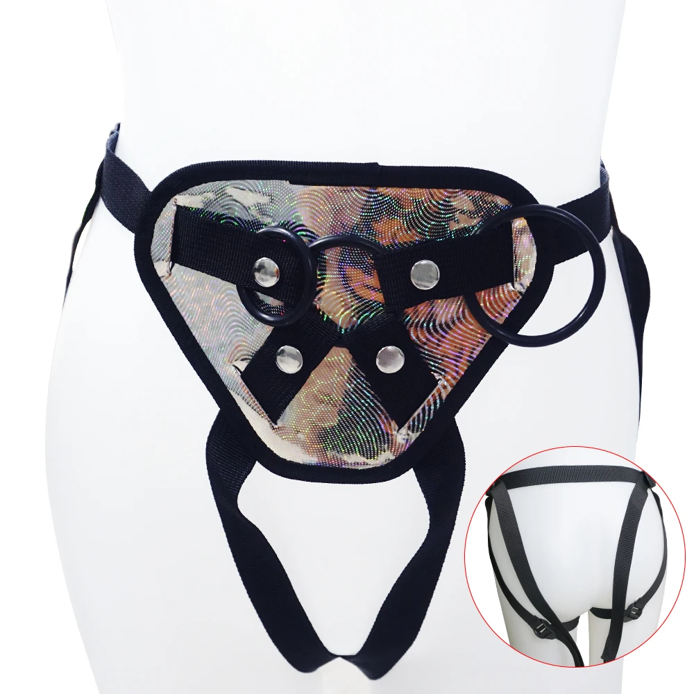 Ремень На фаллоимитаторе жгут троица отверстие Pegging кожа мягкое кольцо ремень