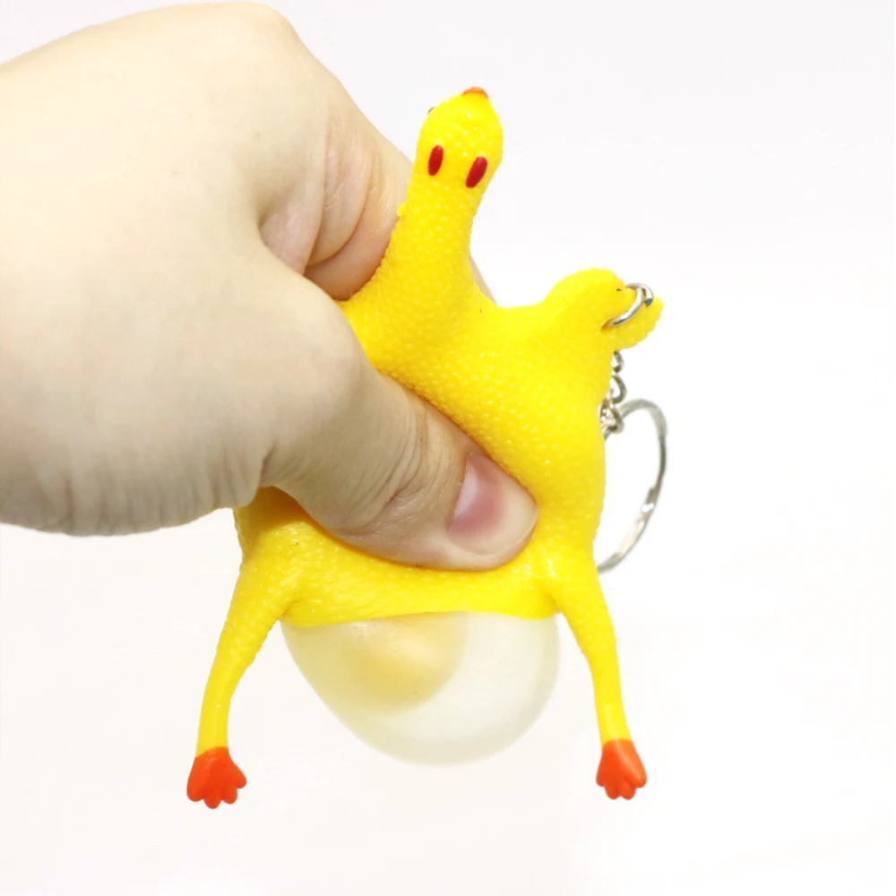 Новинка Gag игрушки антистрессовые сжимаемые куриные яйца для снятия стресса