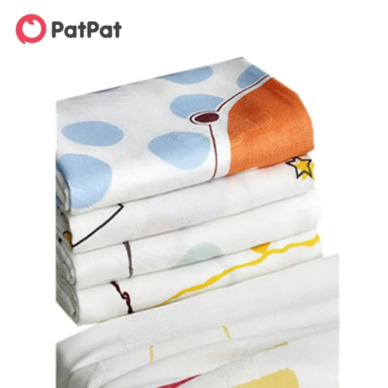 PatPat мягкое Двухслойное детское одеяло со слоном хлопковое для отдыха с