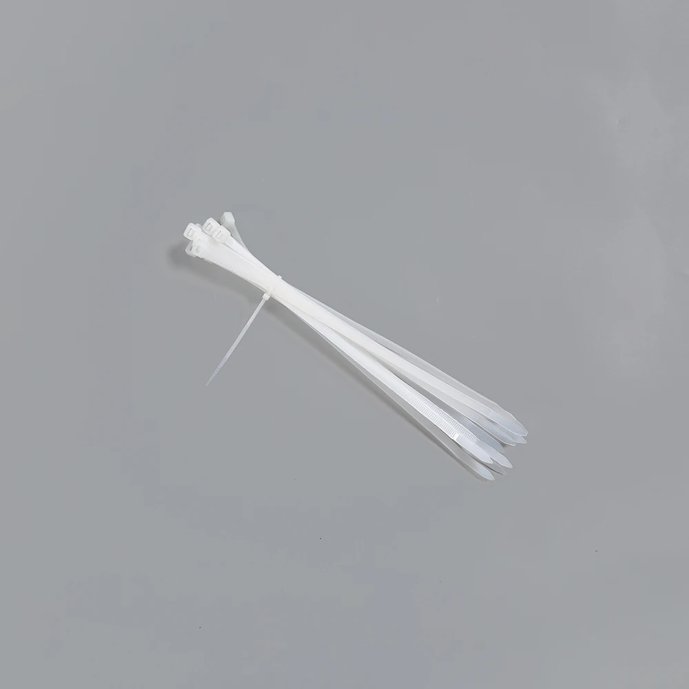 10x250 нейлоновые кабельные застежки белый шнур обмотка проволочный ремешок