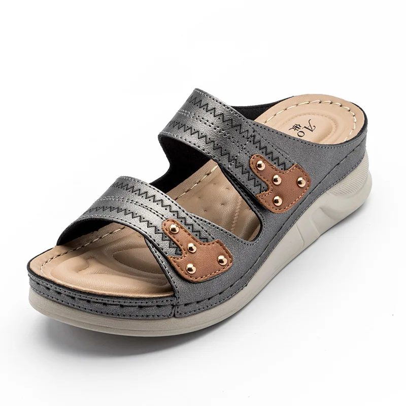 

Women's Sandals Flats Female Chunky Gladiator Sandals Summer Fashion Sandals Women Chunky Ladies Shoes Footwear Plus Size