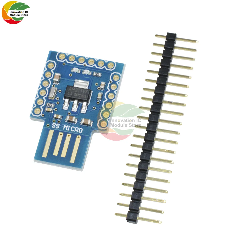 Плата ATMega32U4 BS Micro Pro Leonardo BadUSB SS MICRO плата для Arduino 16 МГц 3 В 5 в IO UART I2C SPI PWM
