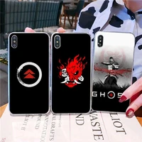 yndfcnb ghost of tsushima phone case for iphone 11 12 13 mini pro xs max 8 7 6 6s plus x 5s se 2020 xr cover