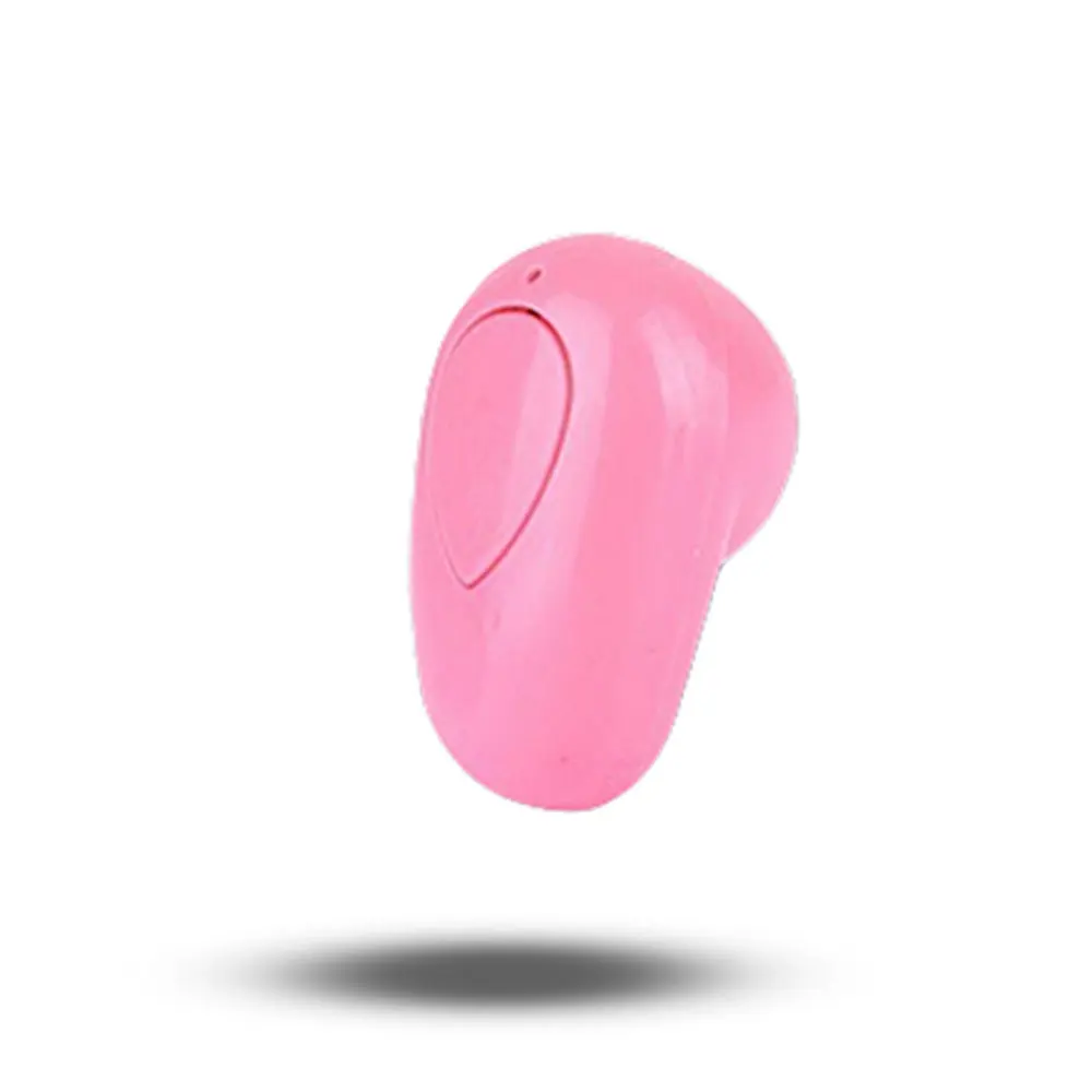 pink S520 мини беспроводные Bluetooth наушники спортивный динамик гарнитура стерео невидимый наушник с микрофоном для samsung Xiaomi всех телефонов - Цвет: pink