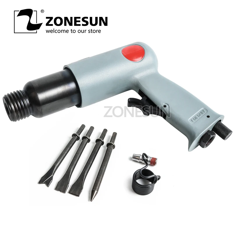 ZONESUN R-7622 Промышленные Пневматические лопаты для воздуха пневматическое долото
