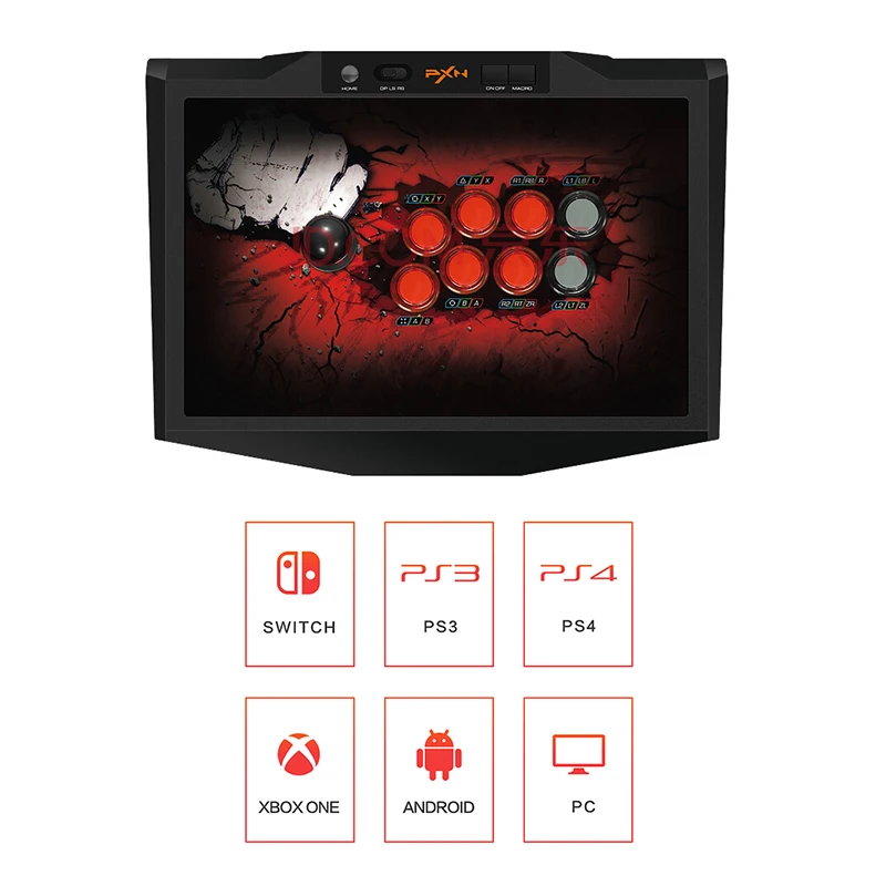 PXN-X9 аркадный бой джойстик USB игровой контроллер для PS4 PS3 xbox 360 PC NS переключатель