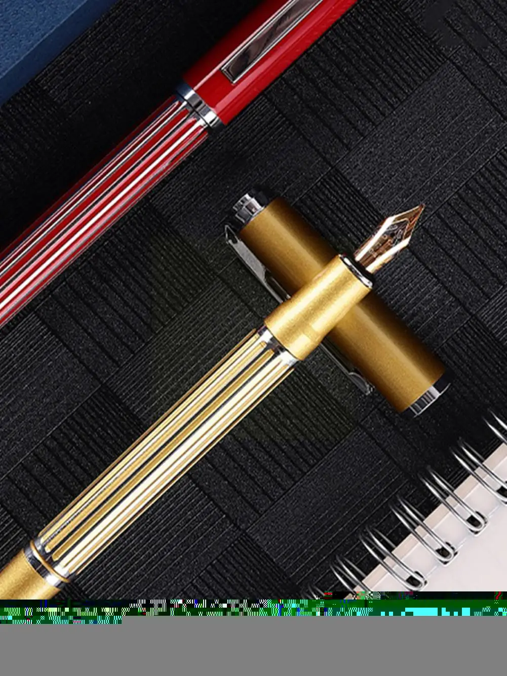 Полностью бронзовая искусственная ручка перьевая высококачественные ручки для