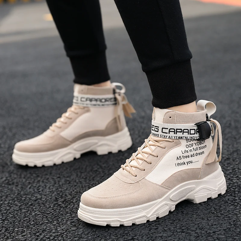 Мужские повседневные Ботинки Martin мужская спортивная обувь теплые зимние ботинки