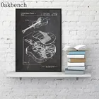 Абстрактная Картина на холсте с гитарой Martin, акустическая гитара, патент, винтажные постеры, Whammy Bar, художественные принты, схема, декор музыкальной комнаты