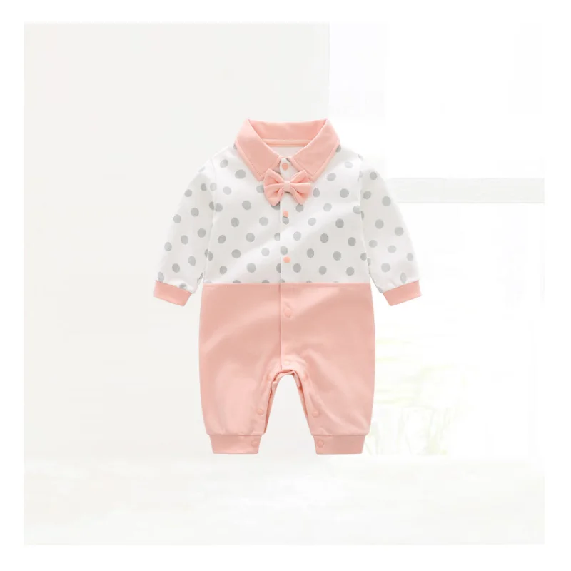 Комбинезон для новорожденных мальчиков на весну и осень хлопковый Мягкий