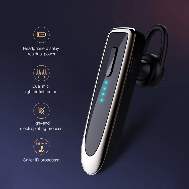 Bluetooth-гарнитура KINGSTAR 9D Беспроводная с зарядным устройством | Электроника