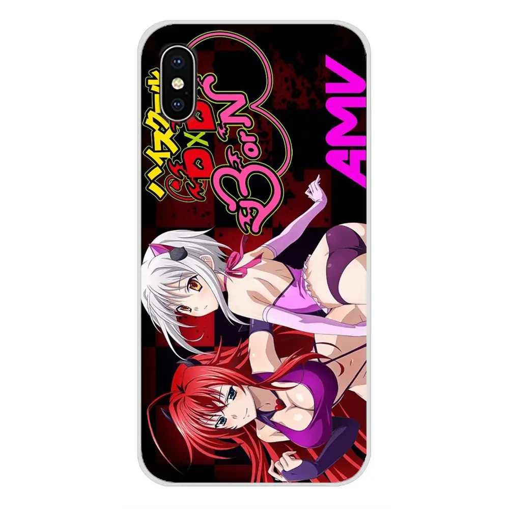 Akeno Риас Gremory средней школы Dxd силиконовый чехол для Apple iPhone X XR XS MAX 4 4S 5 5S 5C SE 6 6S 7 8 Plus