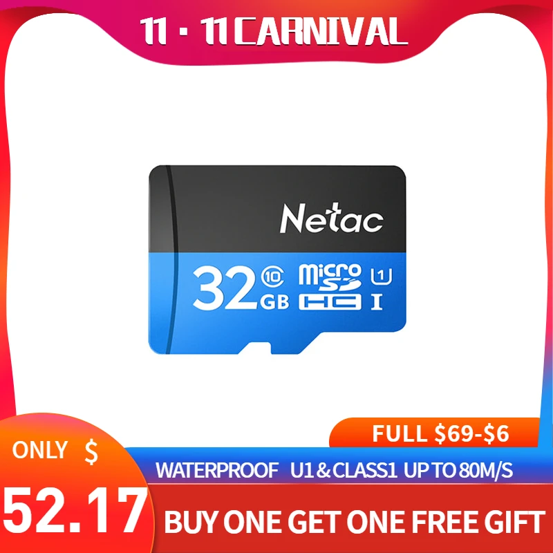 Netac p500 Micro SD card 16 GB TF card Usb-Speicherkarte Microsd Class10 4 Karat Original Produkt Freies verschi