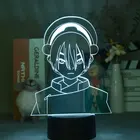 3d-лампа Аватара Последний Воздушный Бандер Toph Beifong для домашнего декора подарок на день рождения светодиодный ночник манга светсветильник для спальни мультяшная лампа
