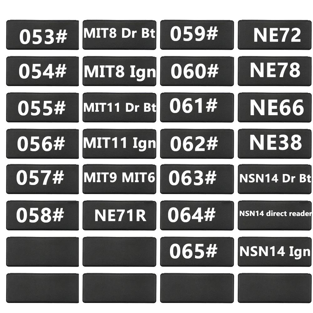 

LiShi 2 in 1 MIT8 MIT11 MIT9 MIT6 NE71R NE72 NE78 NE66 NE38 NSN14 reader Locksmith Tools For All Types