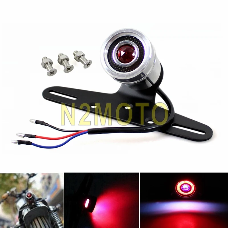 Задний фонарь для мотоцикла светодиодный задний в стиле ретро стоп-сигнал