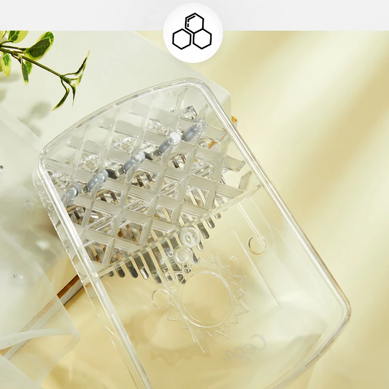 

Kalimba 17 Key Crystal Transparent Finger Thumb Piano for Beginner Music Instrument Kalimba with learning book