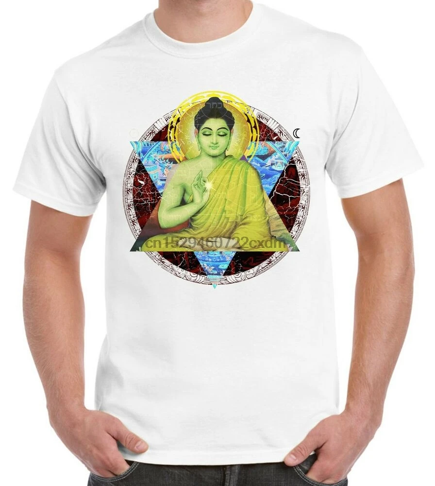 Буддийская Мужская футболка Dharma буддистская Медитация|Мужские футболки| |