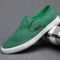 2021 new spring korean low top fashion casual versatile shoes mens canvas summer breathable board mens shoes