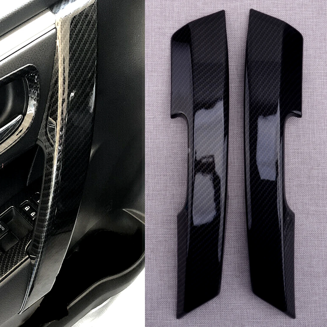 

Крышка для подлокотника дверной ручки CITALL, Накладка для Toyota Corolla 2014, 2015, 2016, 2017, 2018, стильный АБС-пластик из углеродного волокна