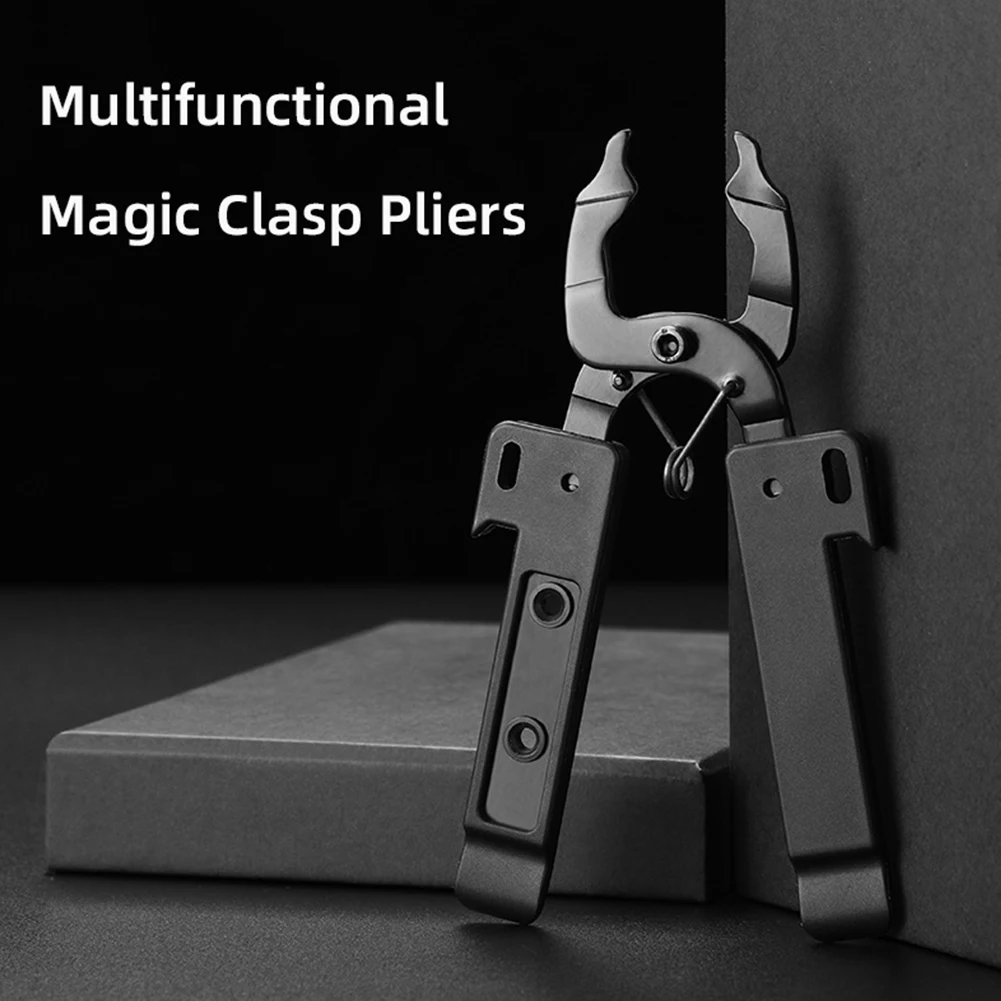 

5 In 1 Bike Chain Plier Ergonomic Multifunctional Opener Closer Repair Tools Mini Universal Carbon Steel Portable With Handle