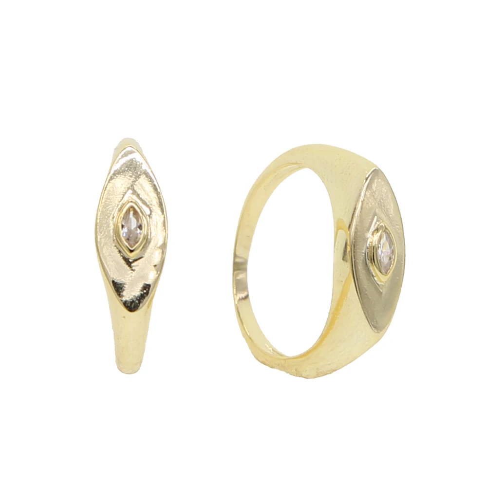 Акция Женские Геометрические кольца высшее качество цвет золото стандартные